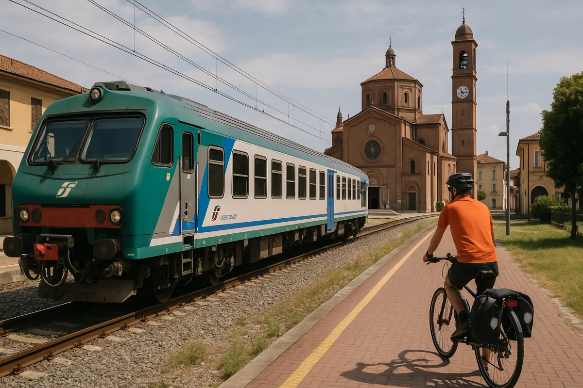Cittadine della Lomellina: come arrivarci comodamente in treno o bicicletta