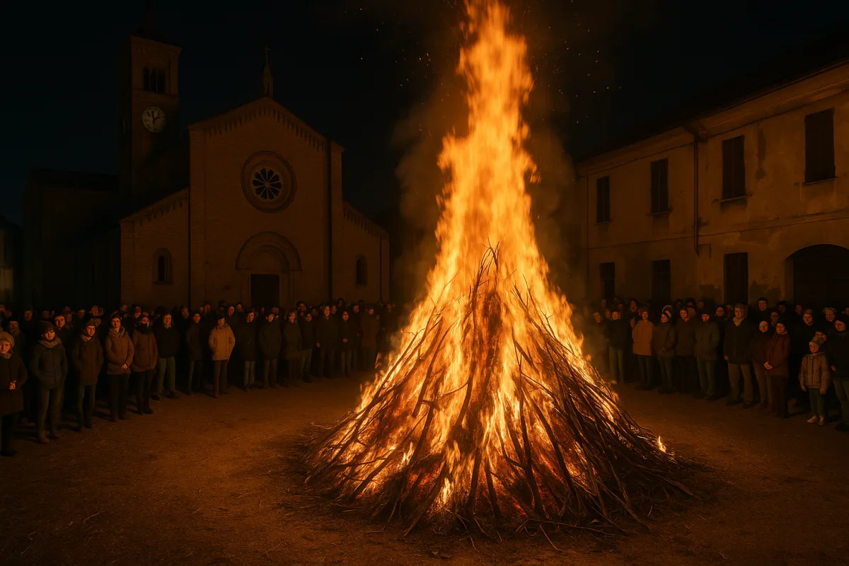 Fuochi di Sant’Antonio in Lomellina: il vero significato e dove assistere ai riti più suggestivi