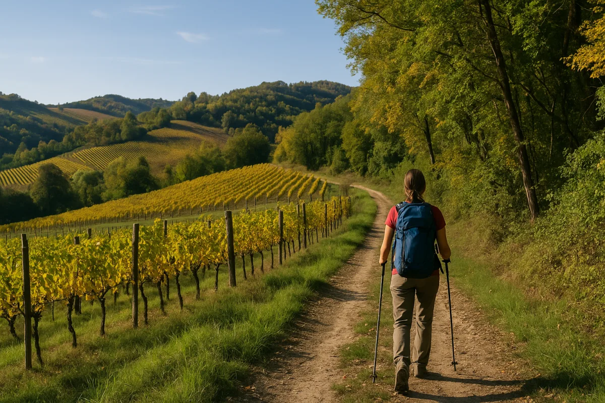 Trekking tra vigne e boschetti in Oltrepò: l’anello più facile per iniziare senza paura di perdersi