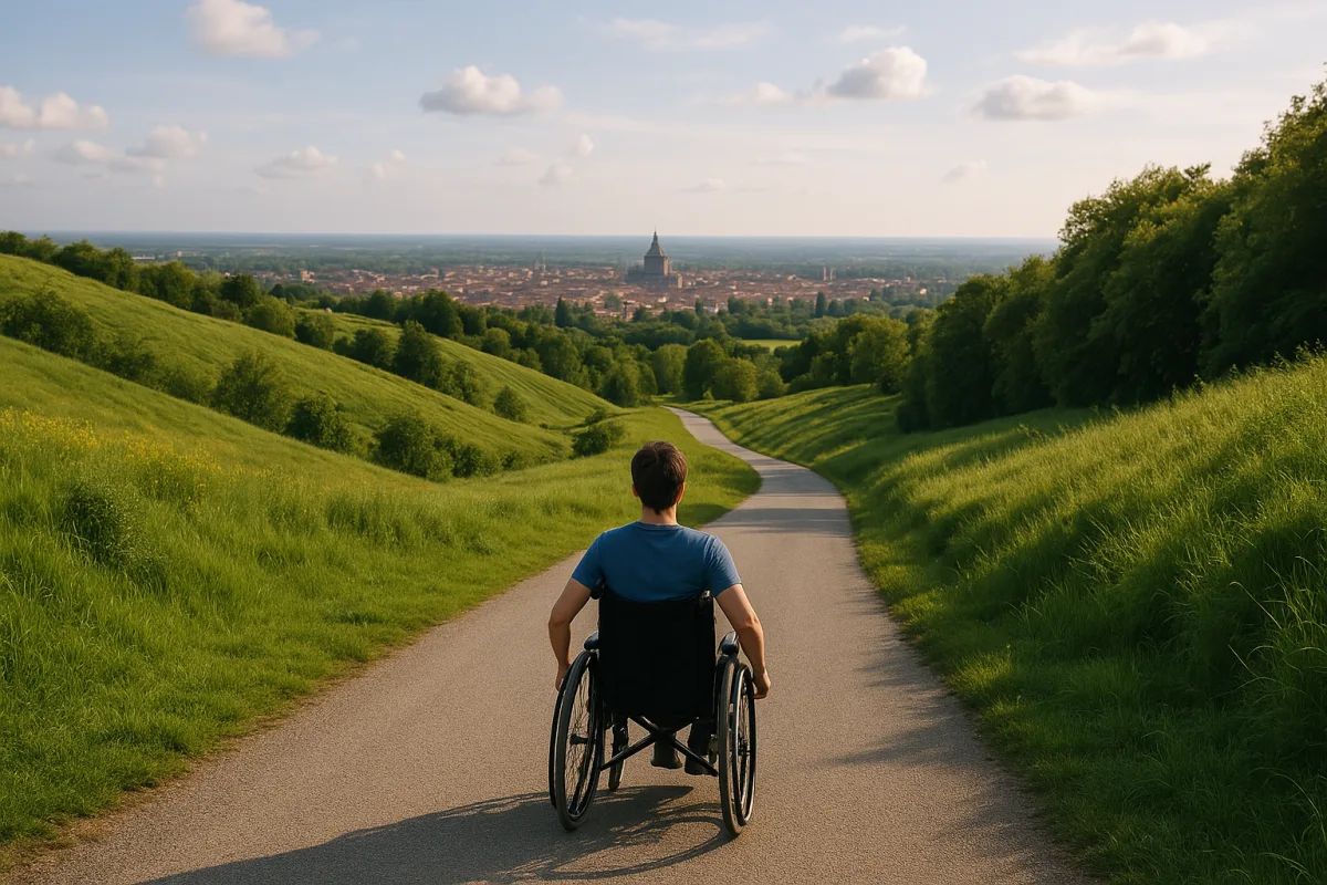 Dove trovare itinerari accessibili anche in sedia a rotelle vicino a Pavia? Percorsi senza barriere e con bei panorami