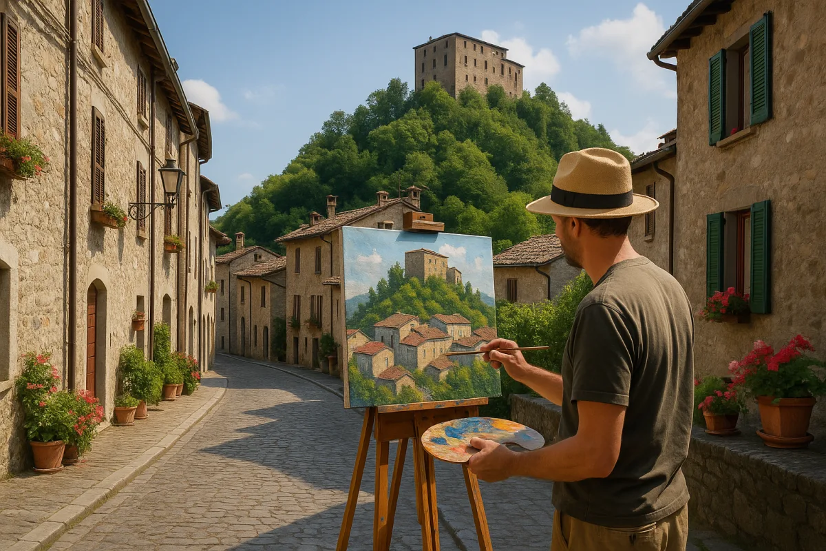 Perché Zavattarello è chiamato il borgo dei pittori? Una storia d’arte tutta da scoprire